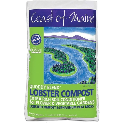 Coast of Maine 1SQA 1CBLC Quoddy Blend Lobster Compost, 1 cu-ft Bag