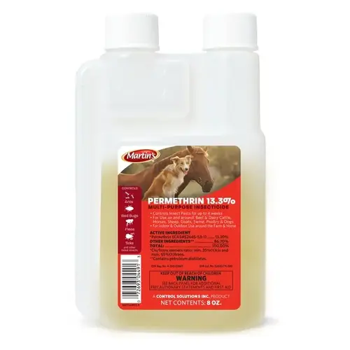 Martin's 82004491 Insecticide, Liquid, Spray Application, 8 oz Brown/Yellow