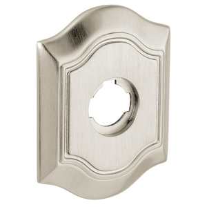 3-1/4" Bethpage Privacy Rose Pair Satin Nickel Finish