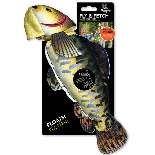 Lafayette Bay Products, LLC 2042 Fly & Fetch Fish Dog Toy