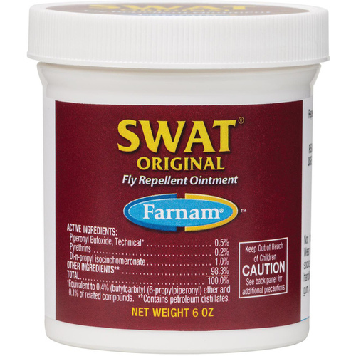 Swat Fly Repellent Ointment for Horses 6-oz Pink