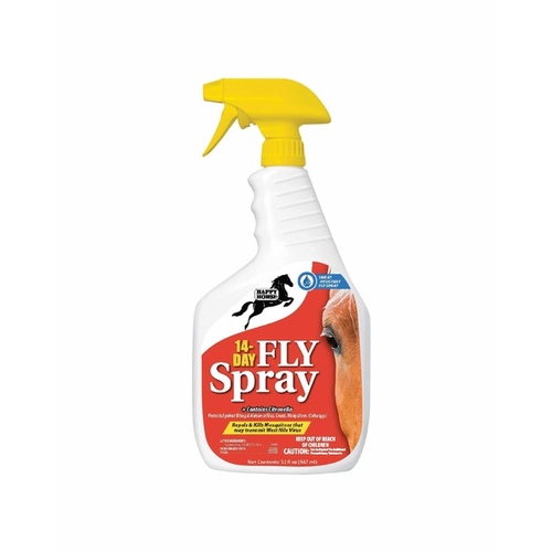 PF Harris HHAPPY-32 Happy Horse 14-Day Sweat Resistant Fly Spray (32-oz)