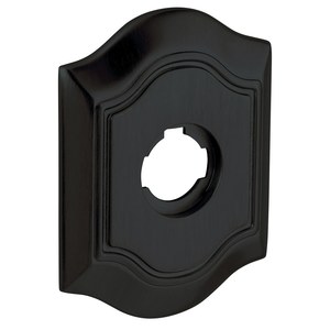 BALD ROSETTE X 3.25 IN. DUMMY-HALF PAIR, Satin Black