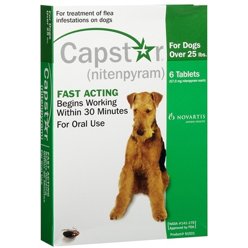 Capstar Tablets Dogs 25+ LBS Flea Treatment