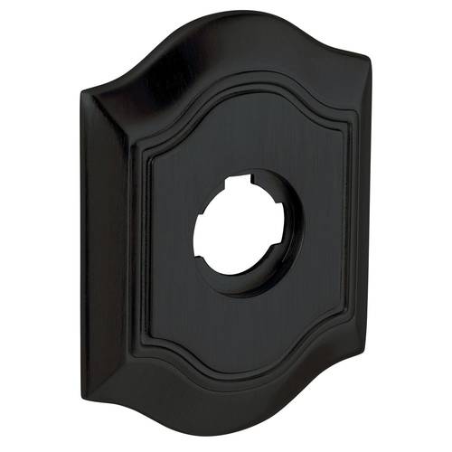 3-1/4" Bethpage Single Privacy Rose Satin Black Finish