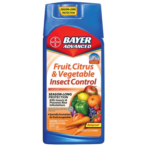 Bayer Fruit Citrus And Vegetable Insect Control Concentrate - 32oz Light Beige/White