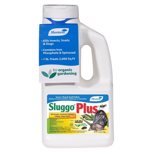 Monterey LG 6570 Sluggo Plus Insect, Slug and Snail Pellets 2-1/2 Lb. Jug