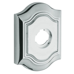 3-1/4" Bethpage Passage Rose Pair Bright Chrome Finish