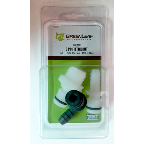 Green Leaf 600198 Green Leaf 3 PC Fitting Kit