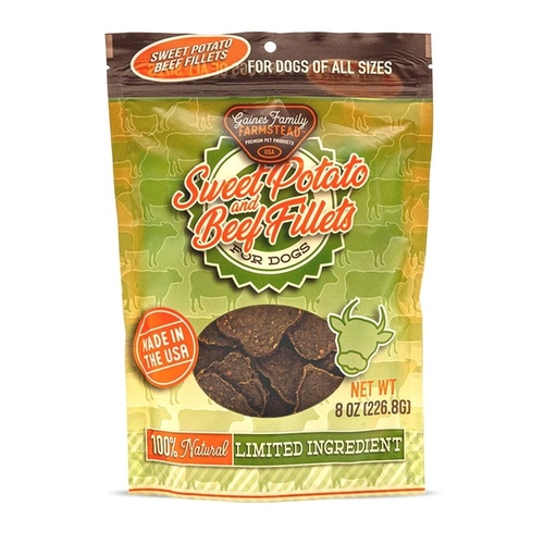 SWEET POTATO & BEEF FILLET 8OZ GAINES PET