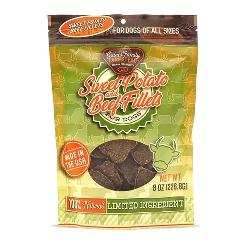 SWEET POTATO & BEEF FILLET 8OZ GAINES PET