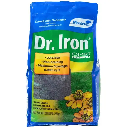 Iron Treatment Dr. Iron Organic 6000 sq ft 21 lb