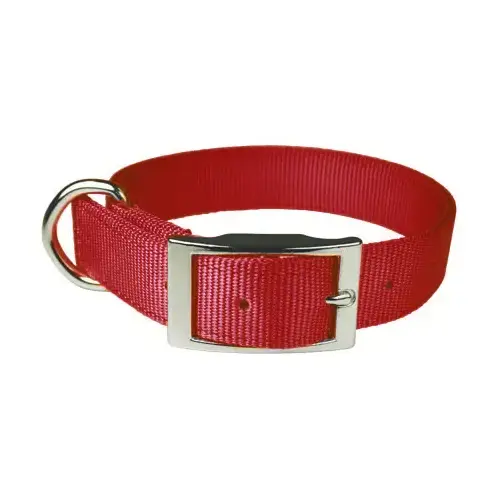 Nylon Collar 5/8" x 14" Red