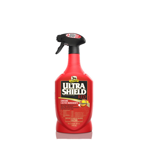 UltraShield Red Fly Repellent For Horses, 32-oz.