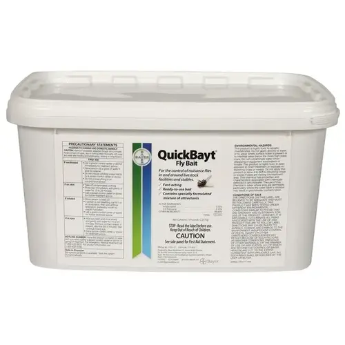 Bayer Animal Health 003-83998598 Quickbayt Fly Bait 5-lbs