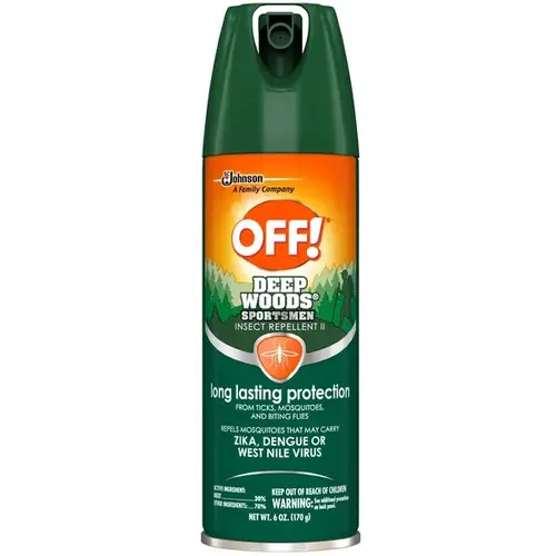 Insect Repellent Deep Woods Liquid For Mosquitoes/Other Flying Insects 6 oz Clear