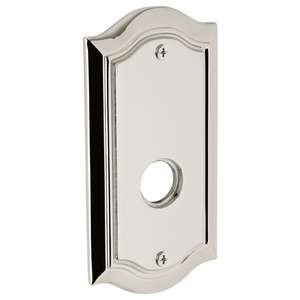 5-2/3" Bethpage Single Dummy Rose Lifetime Bright Nickel Finish