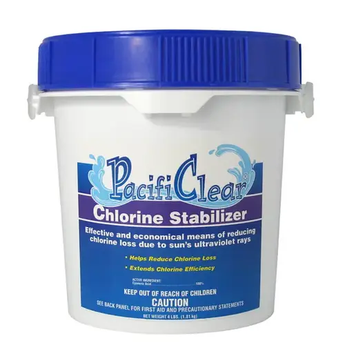 Chlorine Stabilizer, 4 lb Pail, Granular