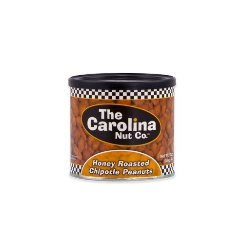 The Carolina Nut Company 11070 Honey Roasted Chipotle Peanuts - 12 ounce can