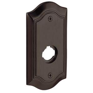 5-2/3" Bethpage Passage Rose Pair Venetian Bronze Finish