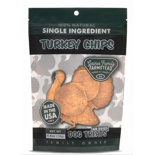 Gaines Pet Treats 08601094 TURKEY CHIPS 8OZ GAINES PET