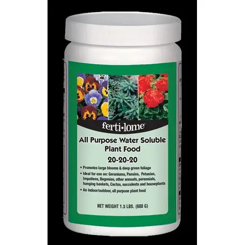 ALL PURPSE WATER SOLUBLE PLANT FOOD 20-20-20 (1.5-LB)