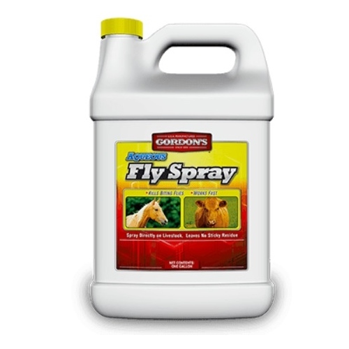 Gordon's 7301072 Aqueous Fly Spray, Liquid, Yellow, Solvent, 1 gal