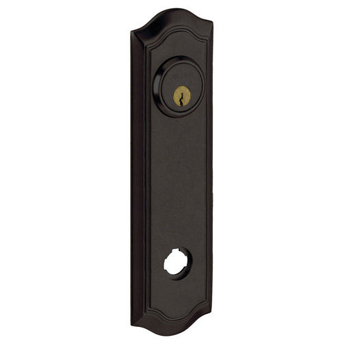 10-3/20" Bethpage Passage Rose Pair Distressed Oil Rubbed Bronze Finish