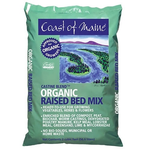 Coast of Maine 1CBCRB2 1CBCRB2 Organic Castine Blend, Dark Brown, Earthy, 2 cu-ft Bag