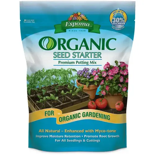 Espoma 705080 Organic 8 Qt. 3 Lb. Premium Container Seed Starter Mix