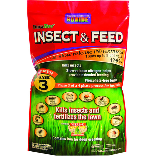 60430 Insect and Feed, 16 lb, Granular, 12-0-10 N-P-K Ratio