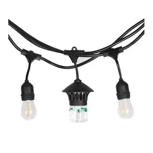 BiteFighter Mosquito Repelling LED String Lights, 14 Bulbs