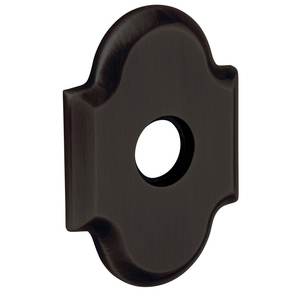 3-19/20" Arch Passage Rose Pair Oil Rubbed Bronze Finish
