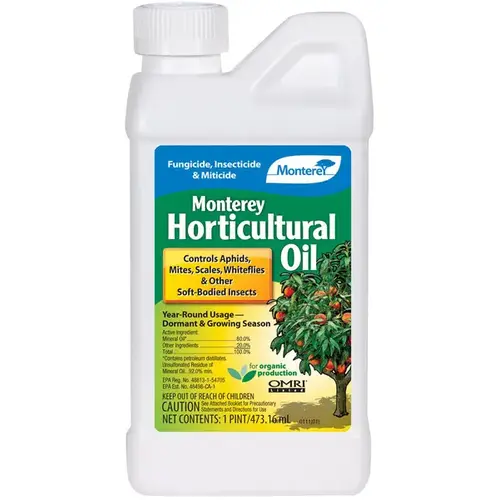 Insect Killer Horticultural Oil Organic Liquid Concentrate 1 pt