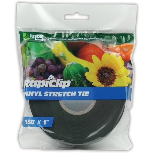 Luster Leaf 844 Stretch Tie Rapiclip 0.5" W Green Vinyl Green