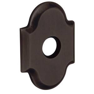 3-19/20" Arch Passage Rose Pair Distressed Venetian Bronze Finish