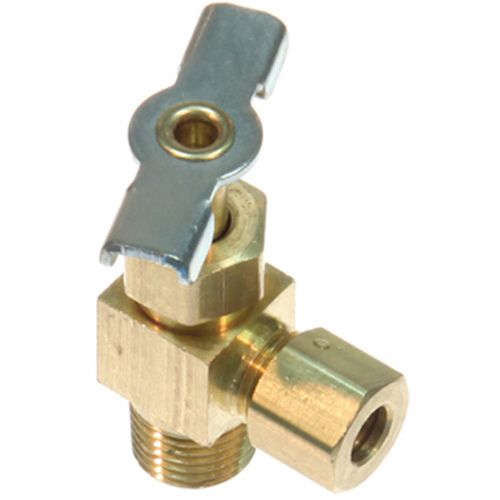 JMF COMPANY 4337317-XCP5 Angle Compression Valve 1/4" 1/8" Brass - pack of 5