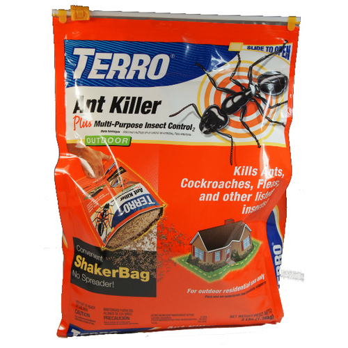 TERRO T901-6 TERRO Outdoor Ant Killer Plus, Shaker Bag 3-lbs Brown