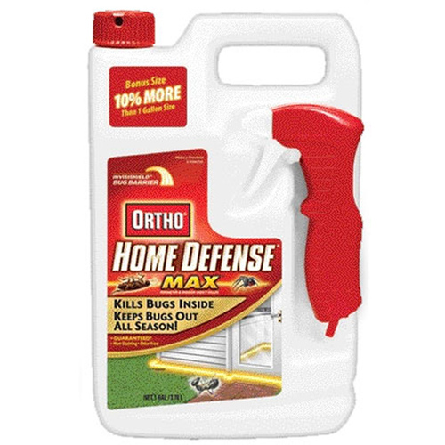 Home Defense Insect Killer with Comfort Wand, Liquid, Spray Application, 1.1 gal Bottle - pack of 4