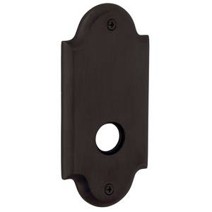 5-9/10" Arch Passage Rose Pair Oil Rubbed Bronze Finish