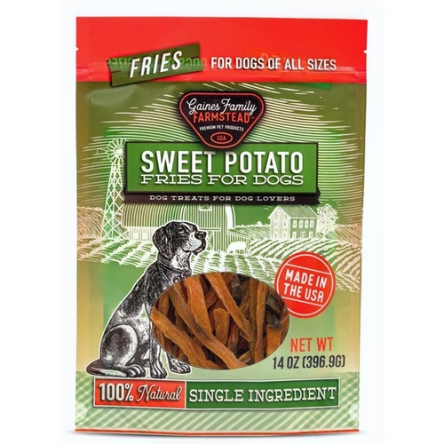 Gaines Pet Treats 08601092 SWEET POTATO FRIES 14OZ GRAINES PET