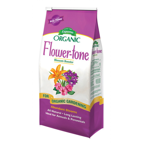 Flower-tone Plant Food, 4 lb Bag, Granular, 3-4-5 N-P-K Ratio