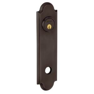 10-5/9" Arch Entry Rose Pair Venetian Bronze Finish