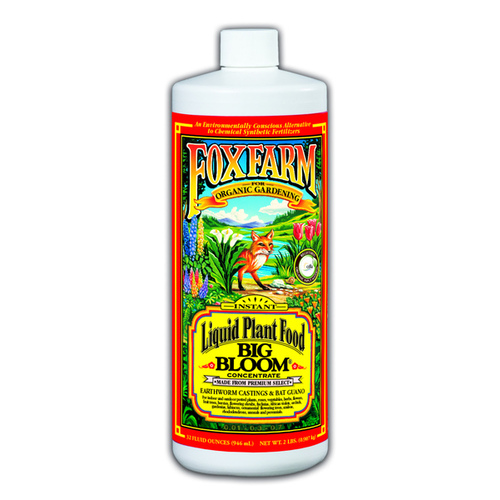 FoxFarm FX14002 Big Bloom Liquid Plant Food Concentrate, 1-Qt.