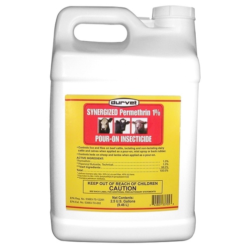 Synergized Permethrin 1% - 2.5 Gallons