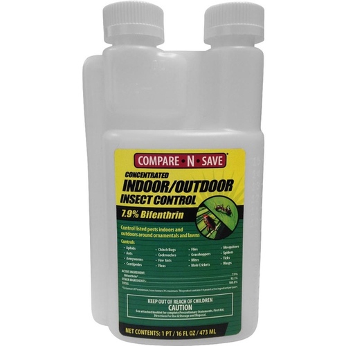 RAGAN & MASSEY INC 75367 Compare N Save Concentrated Indoor/Outdoor Insecticide 7.9% Bifenthrin 16-oz