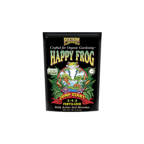FoxFarm FX14670 Happy Frog Jump Start Dry Fertilizer 4-lb Bag