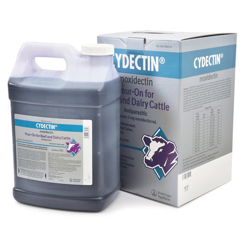 Bayer Animal Health 023-81126968 CYDECTIN POUR ON FOR BEEF AND DAIRY CATTLE - 10 Liter