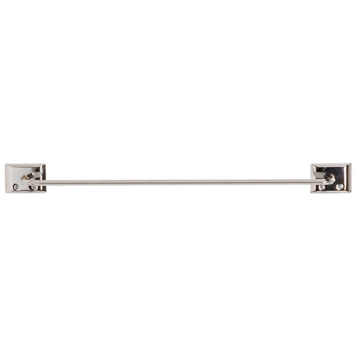 Decko 38120 Towel Bar, 12 in L Rod, Steel, Chrome, Surface Mounting