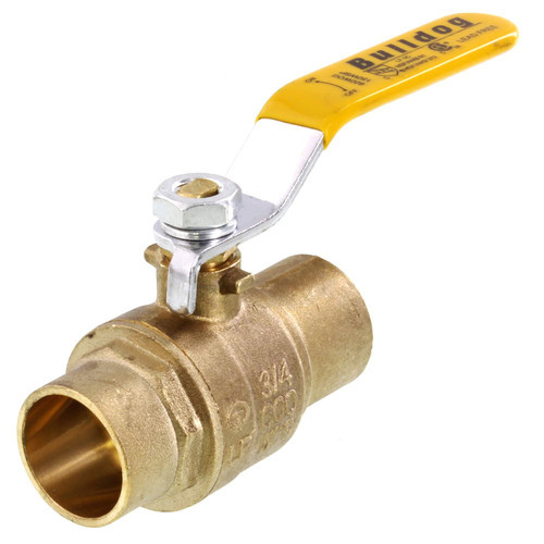 SOUTHERN VALVE & FITTING USA 9276NL-012 Brass Full Port CxC Sweat Ball Valve 1-1/4" **Not for Potable Water**